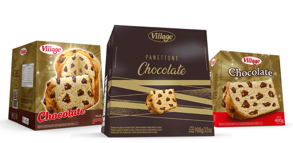 Panettone Chocolate Village