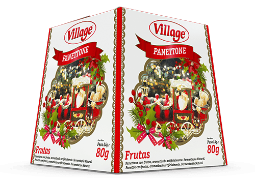 Mini Panettone Village com Frutas