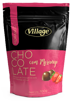 Bombom de Chocolate com Morango
