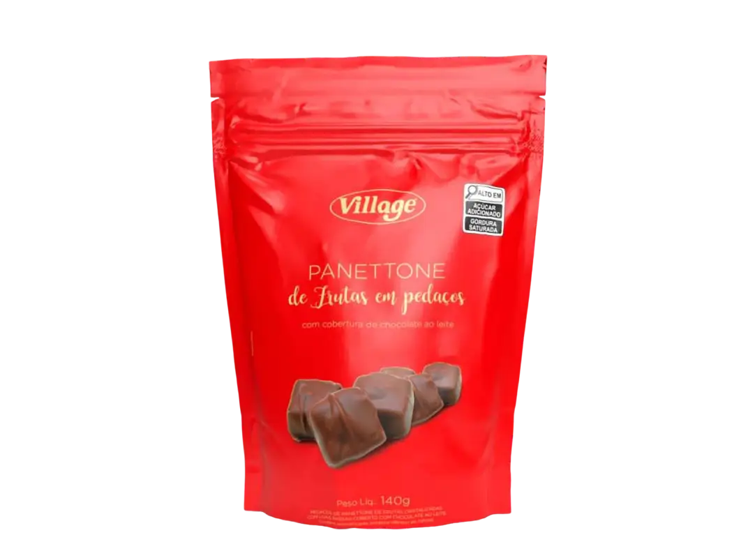 Panettone de Frutas em Pedaços