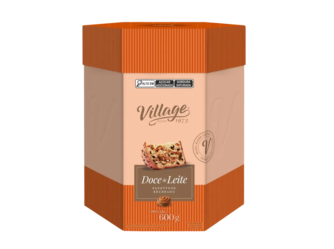 Panettone Recheado Doce de Leite