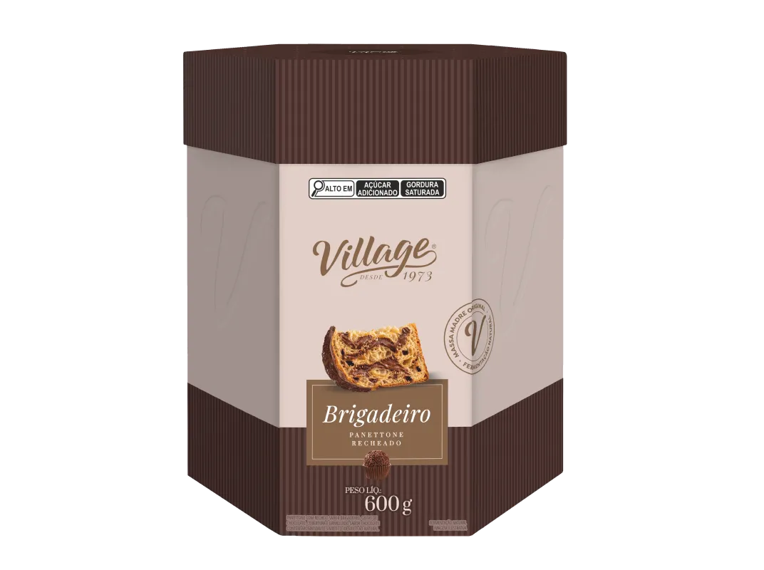 Panettone Recheado Brigadeiro