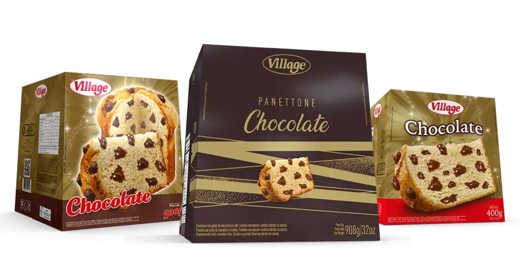 Panettone Chocolate Village