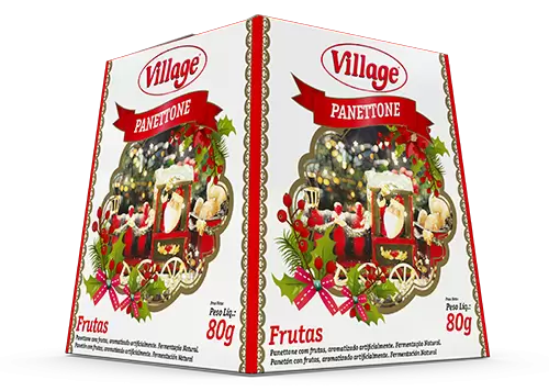 Mini Panettone Village com Frutas