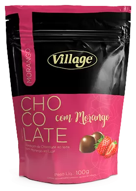 Bombom de Chocolate com Morango